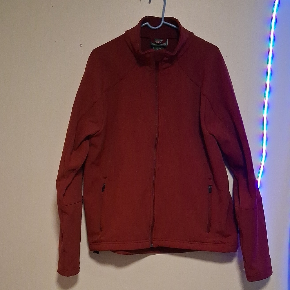 Men's Med Red Jacket L.l Bean